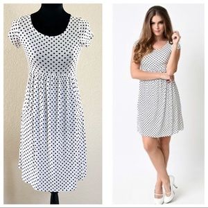 Unique Vintage Polka Dot Dress